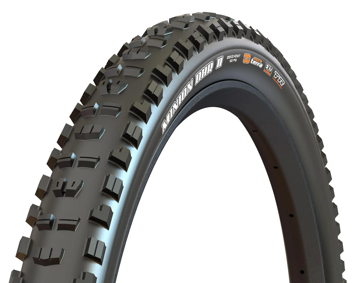 Maxxis Minion DHR II Tubeless Mountain Tire (Black) (29") (2.4") (MaxxTerra/EXO+)
